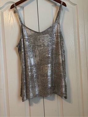 torrid Silver Metallic Swing Cami